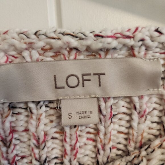 Colorful Knit Sweater By Loft In Size Small - Picture 4 of 14